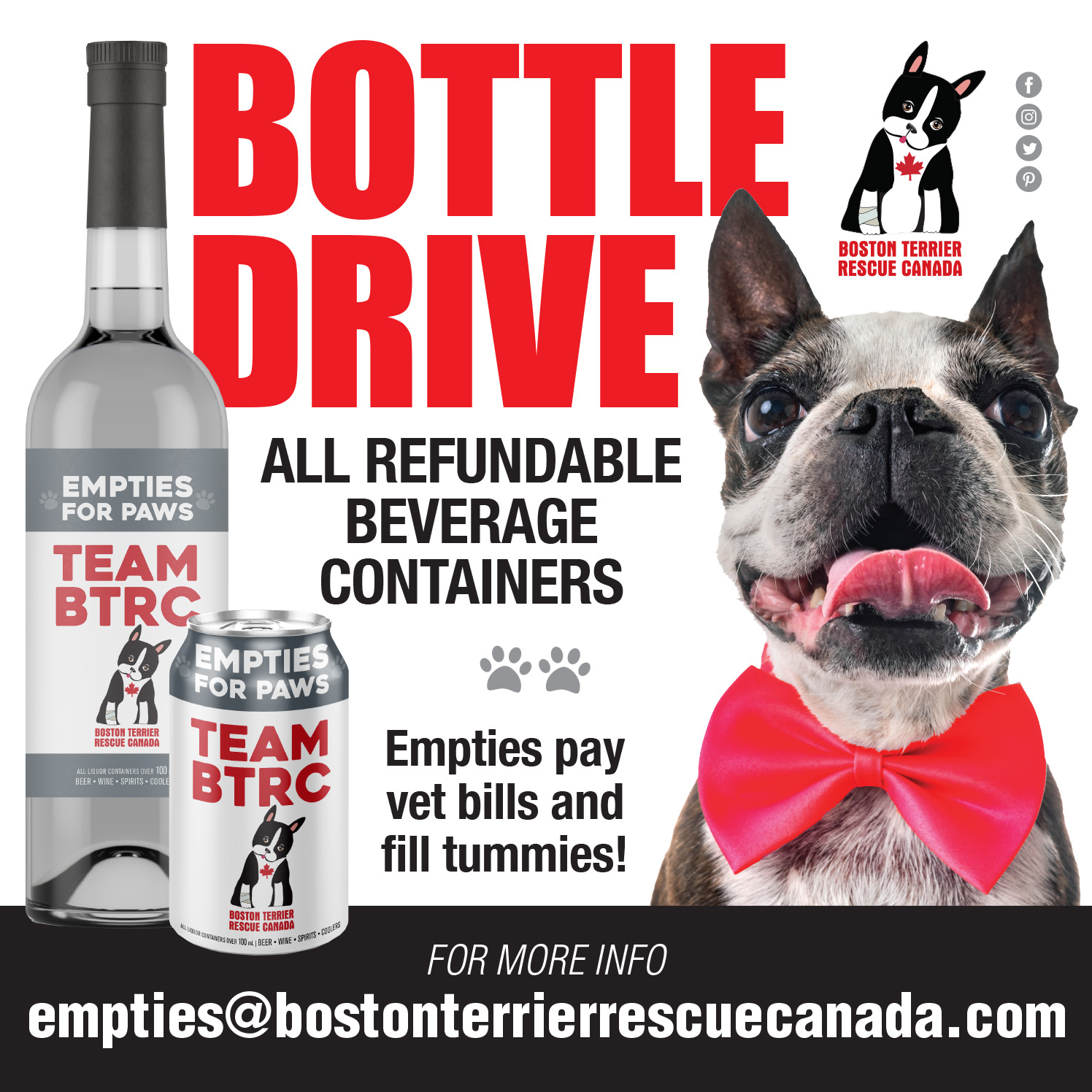 Empties for Paws